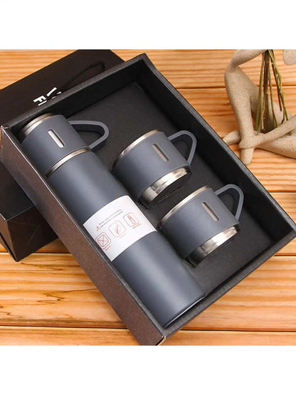 kit garrafa térmica inox