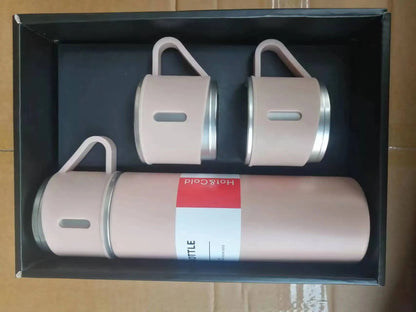 kit garrafa térmica inox