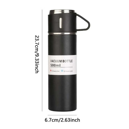kit garrafa térmica inox