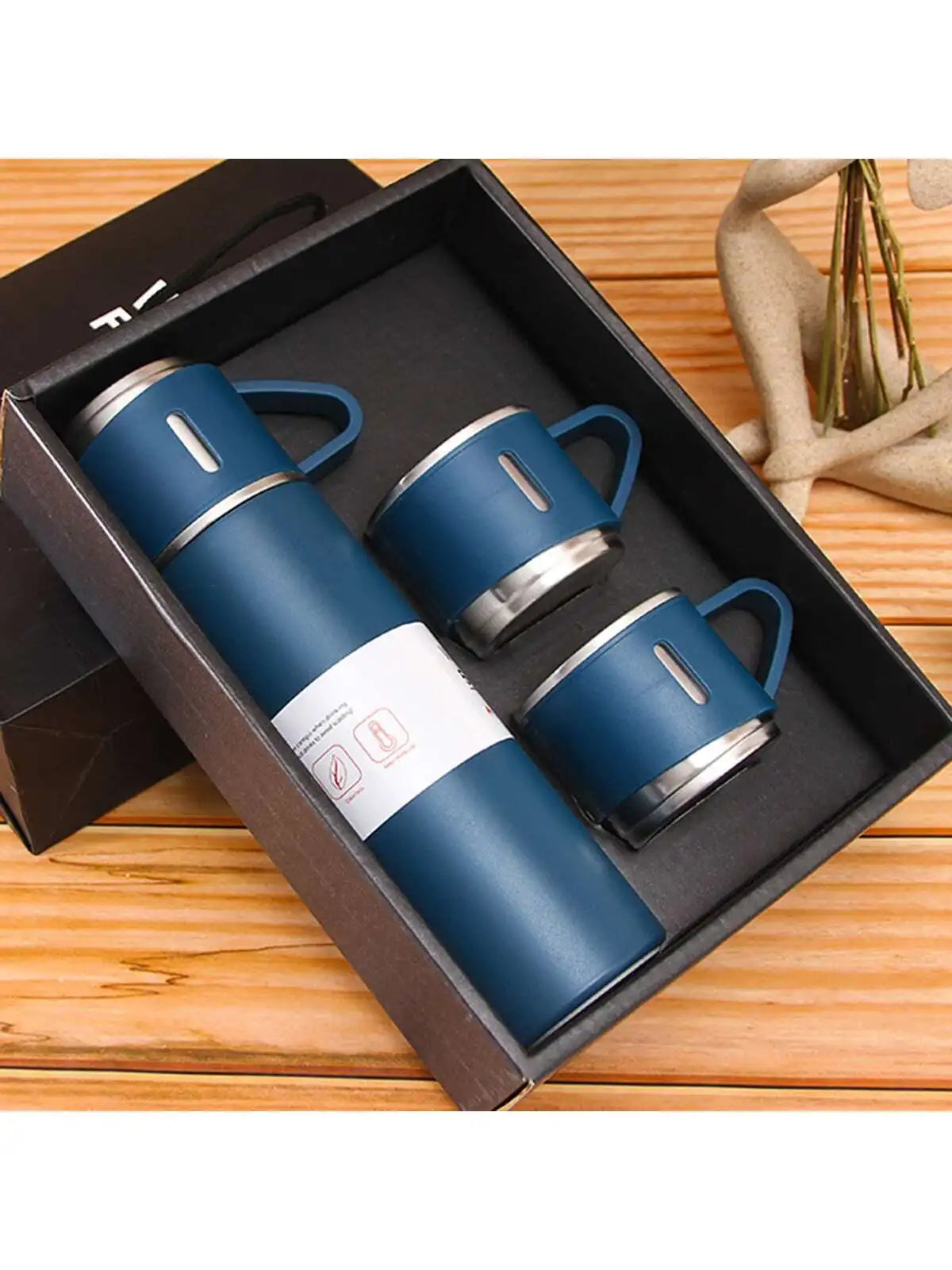 kit garrafa térmica inox