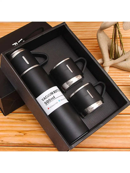 kit garrafa térmica inox